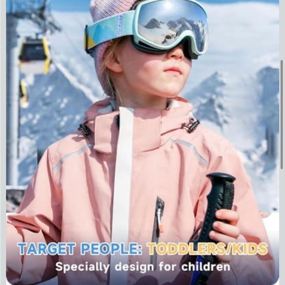 Findway Kids' Ski Jacket with Goggles 3-14 year old